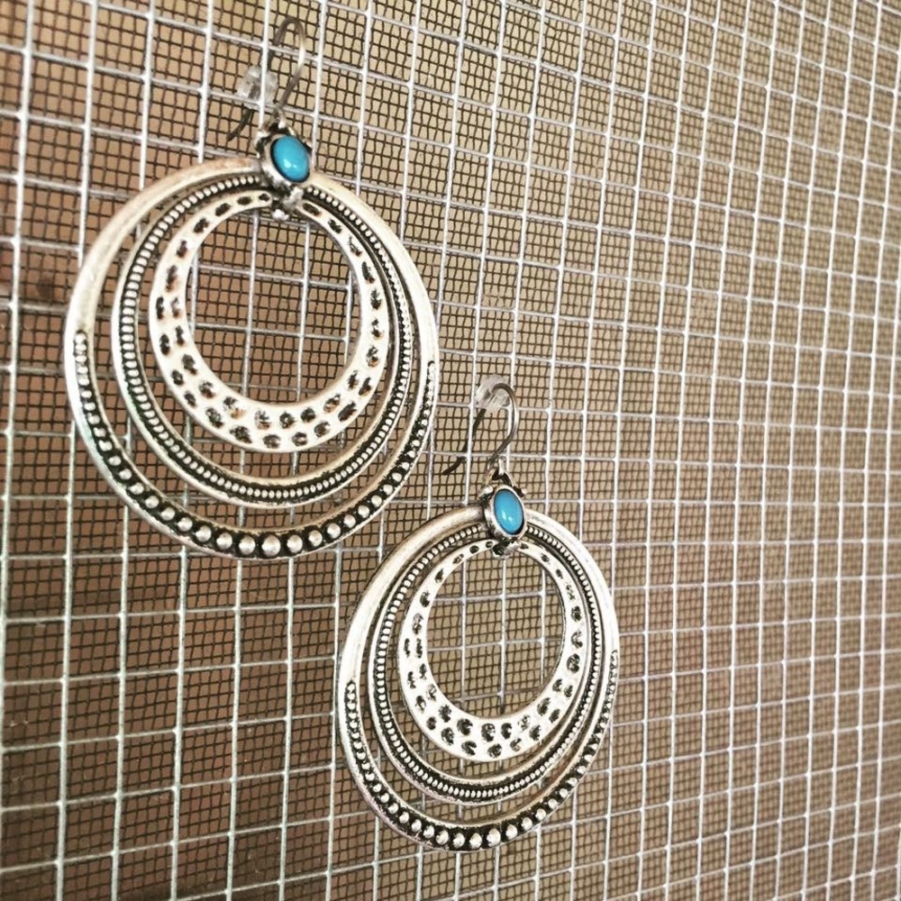 silver hoops